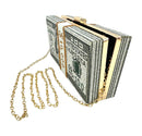 Dollar Graphic Rhinestone Evening Bag FB7246 (2pc)