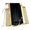 Dollar Graphic Rhinestone Evening Bag FB7246 (2pc)