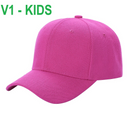 V1 KIDS - Solid Velcro Baseball Cap