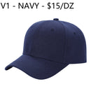 V1 KIDS - Solid Velcro Baseball Cap