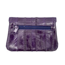KEY&CO Genuine Eel Skin Coin Pouch ? Purple