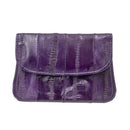 KEY&CO Genuine Eel Skin Coin Pouch ? Purple