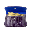KEY&CO Genuine Eel Skin Coin Pouch ? Purple