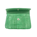 KEY&CO Genuine Eel Skin Coin Pouch ? Green