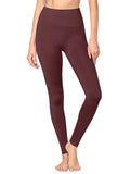 WB3018 Peached Seamless Front & Side High Waisted Leggings with Inner Pocket Full-Length Yoga Pants
