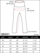 WB3021 Peached Seamless Front & Side Leggings with Inner Pocket Ankle Boot Cut Yoga Pants