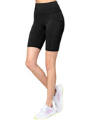 WB3023 Women's Compression Biker Shorts Leggings with Soft Brushed & Breathable Stretch Fabric