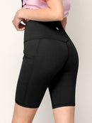 WB3023 Women's Compression Biker Shorts Leggings with Soft Brushed & Breathable Stretch Fabric