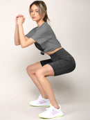 WB3023 Women's Compression Biker Shorts Leggings with Soft Brushed & Breathable Stretch Fabric