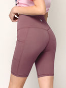 WB3023 Women's Compression Biker Shorts Leggings with Soft Brushed & Breathable Stretch Fabric