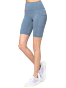 WB3023 Women's Compression Biker Shorts Leggings with Soft Brushed & Breathable Stretch Fabric