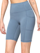 WB3023 Women's Compression Biker Shorts Leggings with Soft Brushed & Breathable Stretch Fabric