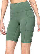 WB3023 Women's Compression Biker Shorts Leggings with Soft Brushed & Breathable Stretch Fabric