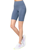WB3023 Women's Compression Biker Shorts Leggings with Soft Brushed & Breathable Stretch Fabric
