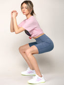 WB3023 Women's Compression Biker Shorts Leggings with Soft Brushed & Breathable Stretch Fabric