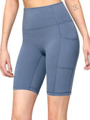 WB3023 Women's Compression Biker Shorts Leggings with Soft Brushed & Breathable Stretch Fabric