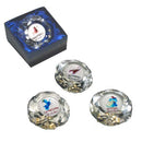 Glass Zodiac Diamond  3 In.