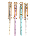 Bonita  Pet Collar, Assorted Colors, Plaid Design, 16"