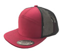 7FTM - 7 Panel Flat Bill Trucker Cap