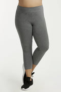 SOFRA LADIES COTTON CAPRI LEGGINGS PLUS SIZE (WP4001X)