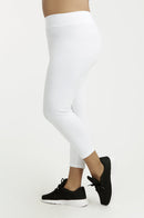 SOFRA LADIES COTTON CAPRI LEGGINGS PLUS SIZE (WP4001X)