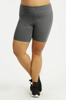 SOFRA LADIES COTTON 15 INCH OUTSEAM SHORTS PLUS SIZE (WP4003X)