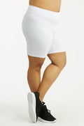 SOFRA LADIES COTTON 15 INCH OUTSEAM SHORTS PLUS SIZE (WP4003X)