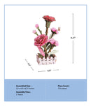 3D Wooden Puzzle | Carnation Bloom Set
