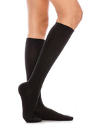 WS12 12 Pairs Textured Knit Design, Shoe Size 6â€“9, Made in Korea Ripple Pattern Knee High Socks