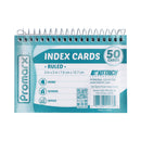 Promarx Ruled Spiral Index Cards 50ct