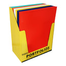 Promarx High Gloss 2 Pocket Portfolio Assorted 3 Holes