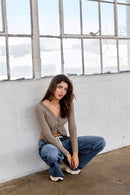 (OPEN PACK) Super High Rise Relaxed Wide with Waist String XP7004