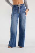 (OPEN PACK) Super High Rise Relaxed Wide with Waist String XP7004
