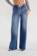 (OPEN PACK) Super High Rise Relaxed Wide with Waist String XP7004