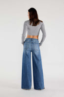 (OPEN PACK) Super High Rise Relaxed Wide with Waist String XP7004