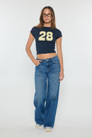 (OPEN PACK) Low Waist Baggy Wide with Side Piping XP7025