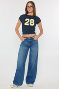 (OPEN PACK) Low Waist Baggy Wide with Side Piping XP7025