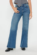 (OPEN PACK) High Rise Wide with Rhinestone Cutout Detail XP7030