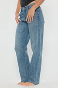 (OPEN PACK) Rhinestone Detailed Relaxed Straight Jeans XP7031
