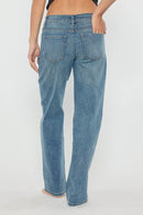 (OPEN PACK) Rhinestone Detailed Relaxed Straight Jeans XP7031