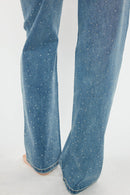(OPEN PACK) Rhinestone Detailed Relaxed Straight Jeans XP7031