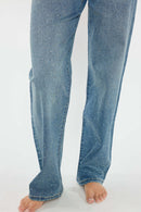 (OPEN PACK) Rhinestone Detailed Relaxed Straight Jeans XP7031