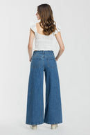 (OPEN PACK) High Rise Super Wide Leg Jeans XP7042