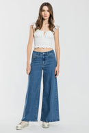 (OPEN PACK) High Rise Super Wide Leg Jeans XP7042