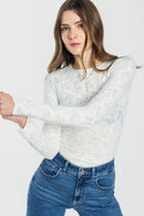 (OPEN PACK) High Rise Straight Jeans with Turn-up Hem Detail XP7043