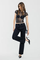 (OPEN PACK) High RIse Relaxed Straight Jeans XP7050