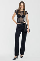 (OPEN PACK) High RIse Relaxed Straight Jeans XP7050