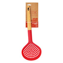 Nylon Red Skimmer with Beech Wood Handle - 12.5 inches