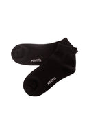 YM06 60 Pairs 4-Pair Bundle (Black, Grey, White), Shoe Size 6â€“9, Made in Korea Cotton Quarter Socks