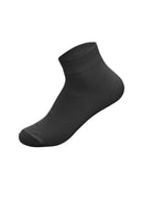 YM06 60 Pairs 4-Pair Bundle (Black, Grey, White), Shoe Size 6â€“9, Made in Korea Cotton Quarter Socks